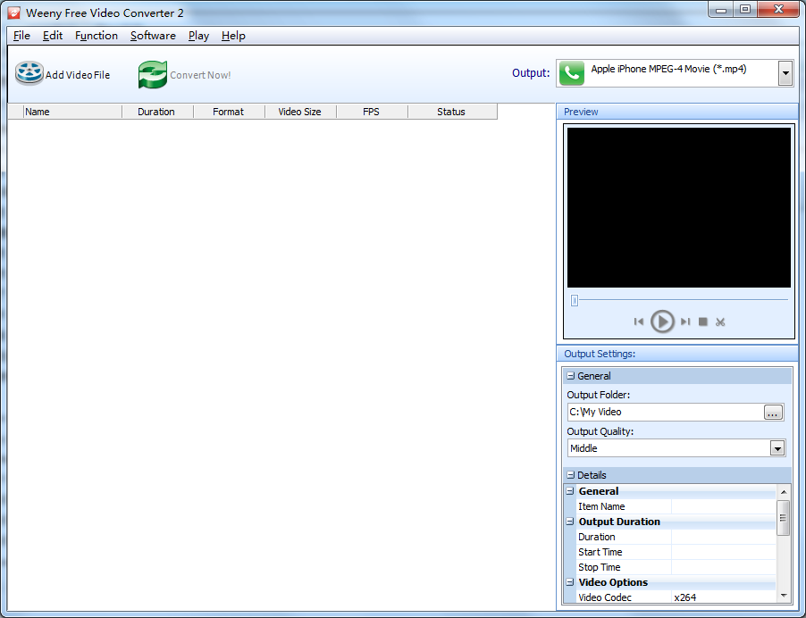 Weeny Free Video Converter