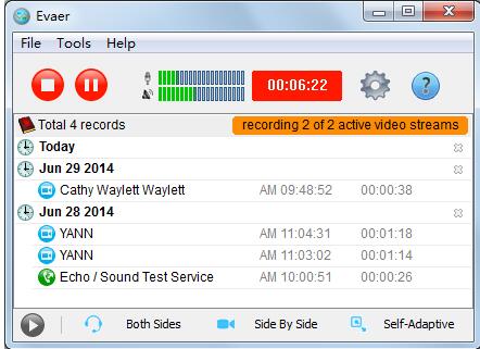 Skype Evaer Video Recorder