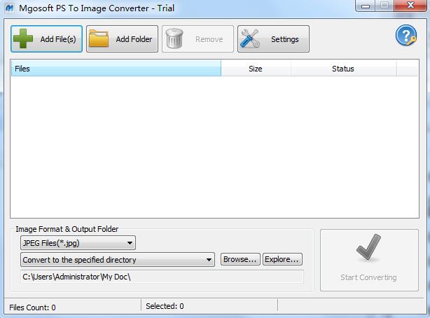 Mgosoft PS To Image Converter